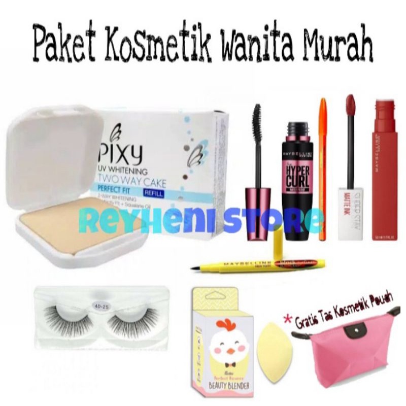 Paket Kosmetik Wanita Murah Lengkap - Paket Make Up Wanita Murah Lengkap - Paket Kecantikan Wanita -