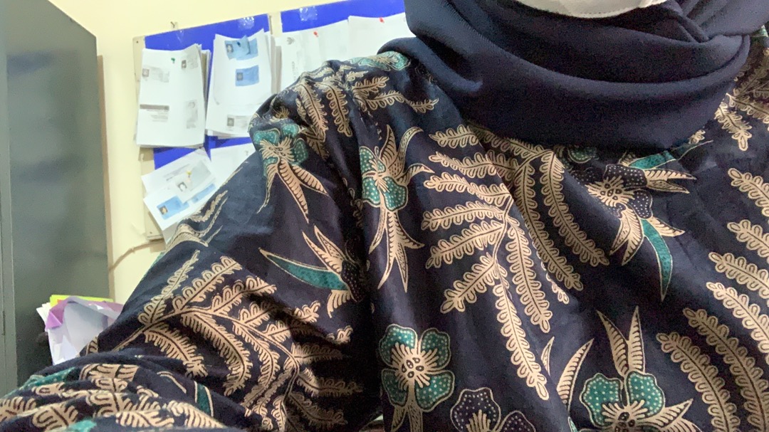 Tey-17 Batik Wanita Asj Sa Hrb026 Kenongo Kemeja Tosca Pendek