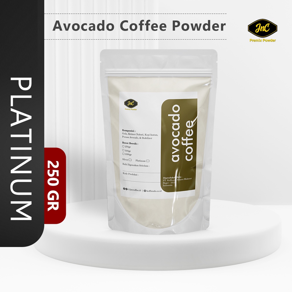 

JnC Durian Coffee Platinum Powder 250gr - 500gr I Bubuk minuman Durian kopi