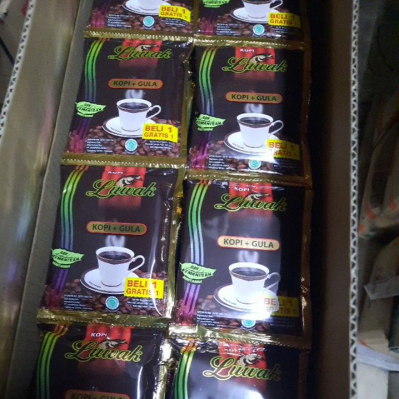 

kopi luak item 1renceng isi 20 pis