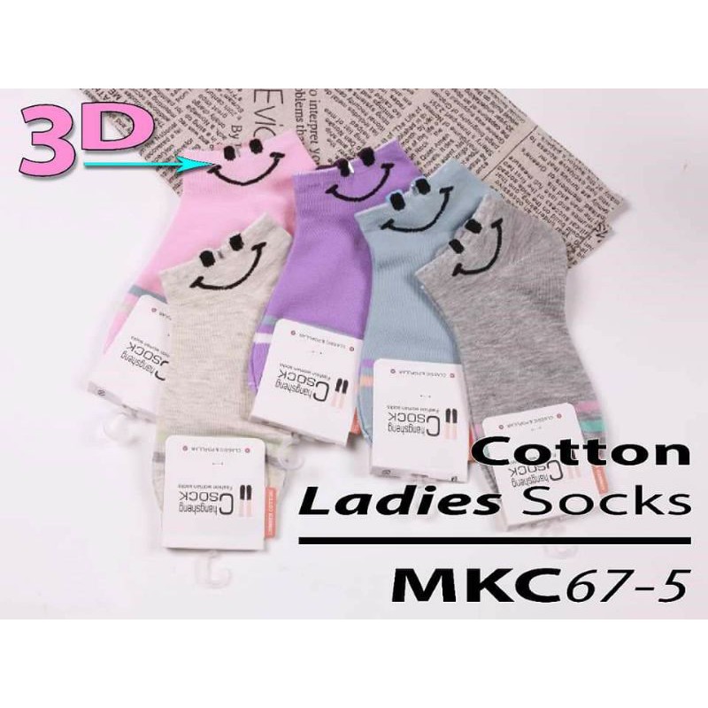 kaus kaki semata kaki catton ladies socks/kaos kaki wanita import