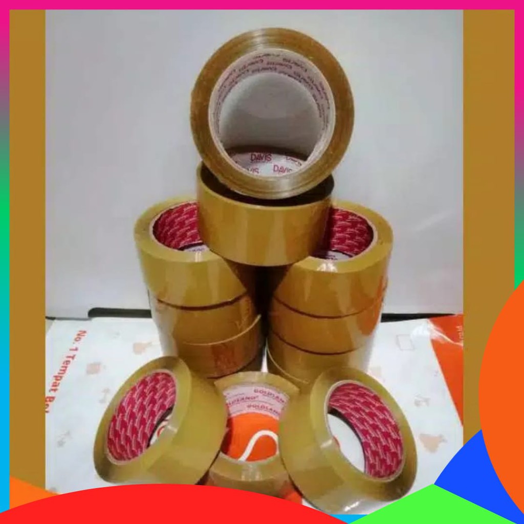 

Lakban Coklat Tebal 2 Inchi 100 Yards isi 6 Lakban