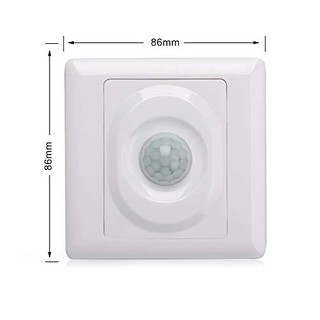  Saklar  Dinding Otomatis  Sensor Gerak PIR Adjustable Switch 