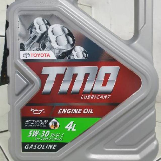Oli Asli Original Toyota TMO Silver SAE 5W-30
API SN ILSAC GF-5 Fully Synthetic
Kemasan 4 Liter