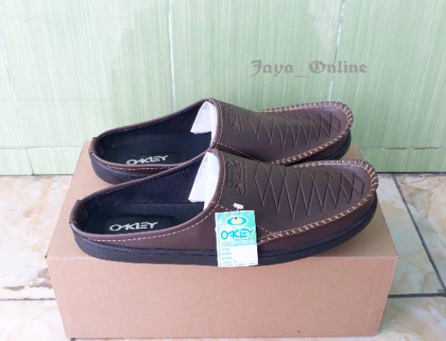 Sepatu Selop Pria Okey Slop Santai Flat Casual