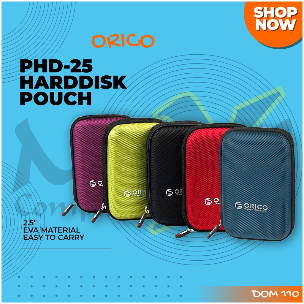 Orico PHD-25 2.5 inch Portable Hard Drive Protection Bag Case Dompet HDD Eksternal