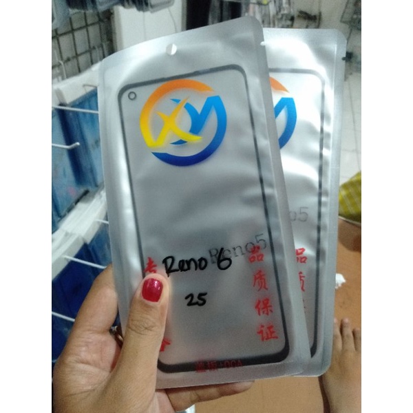 Kaca Lcd OPPO Reno 6 kaca depan kaca Touchscreen plus Lem oca gorilla glass