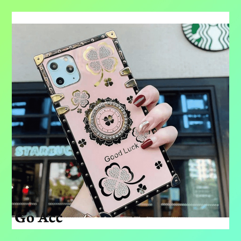 Case LV Trunk soft stand Iphone 6 6S 6+ 6S+ 7 8 SE 7+ 8+ X Xs Xr Xs Max 11 Pro 12,OPPO RENO 4F FH09