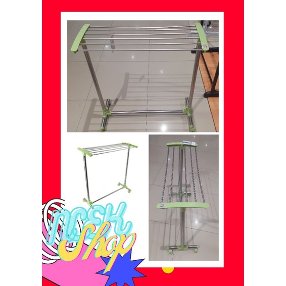 Krisbow jemuran handuk 6 pipa