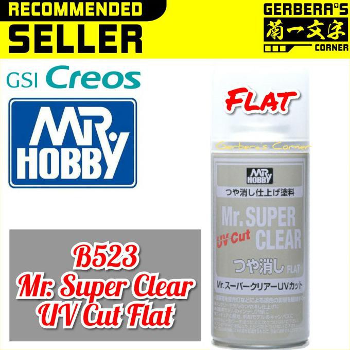 

MR COLOR B523 SUPER CLEAR UV CUT FLAT - MR. HOBBY LACQUER PAINT 0512