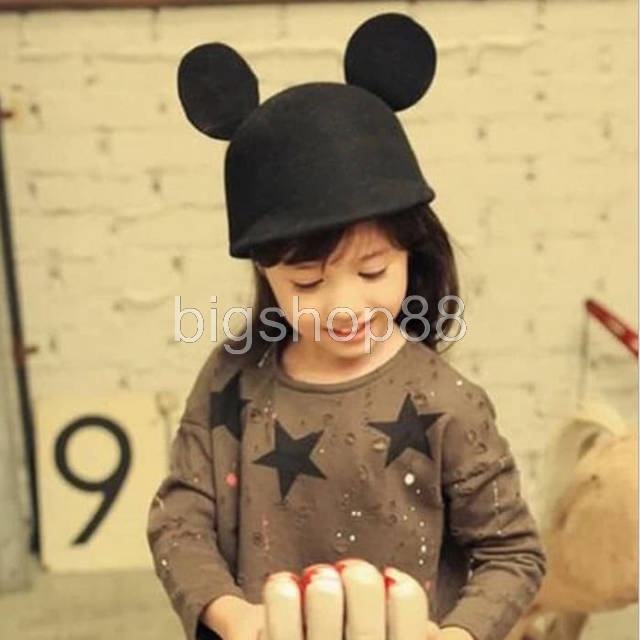 bigshop88 - Topi Snapback Mickey Mouse Hat Topi Bowler Miki Tikus Cosplay Snap Topi Anak Dewasa Bowler