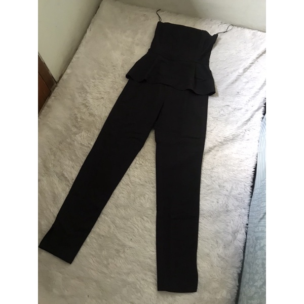jumpsuit zara | preloved branded | jumpsuit zara original | black jumpsuit preloved | preloved bagus