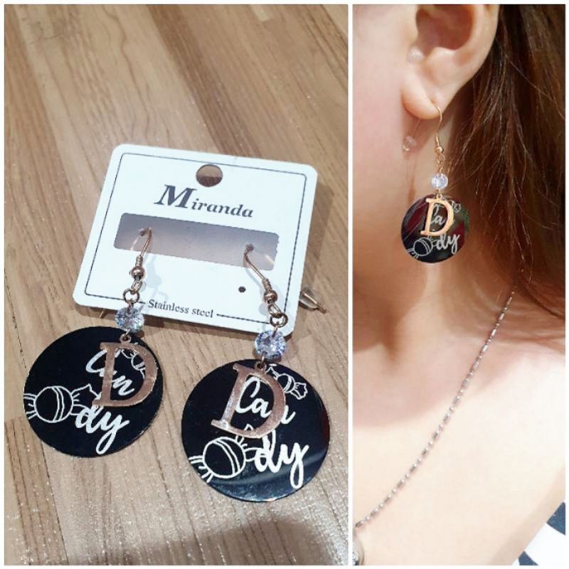 Anting Titanium asli anting giwang titanium Stainless steel Rosegold antt 018