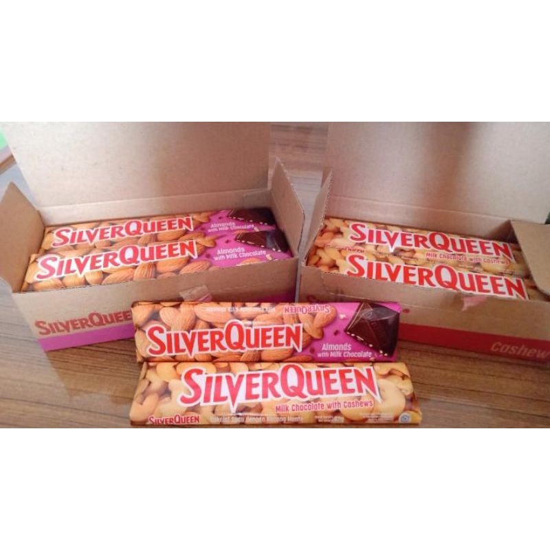 

SilverQueen cashew/almond 62gr