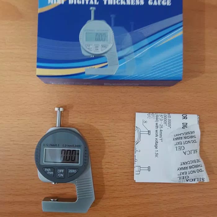 Digital Thickness Gauge 0-12.7mm alat ukur ketebalan - AUTD