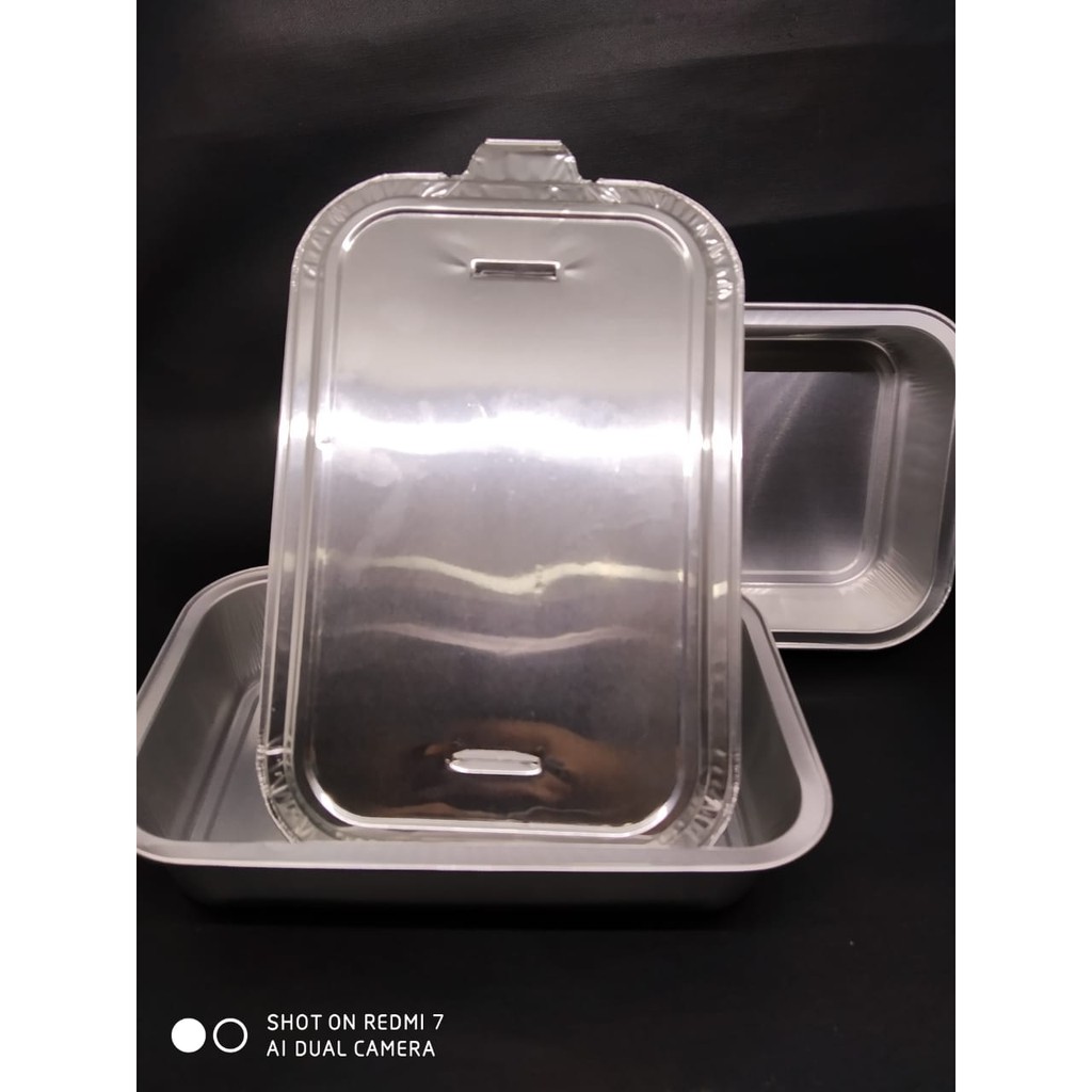 Alumunium Foil Tray BX 4381 BX4381 BX-4381 TUTUP LID 10pcs