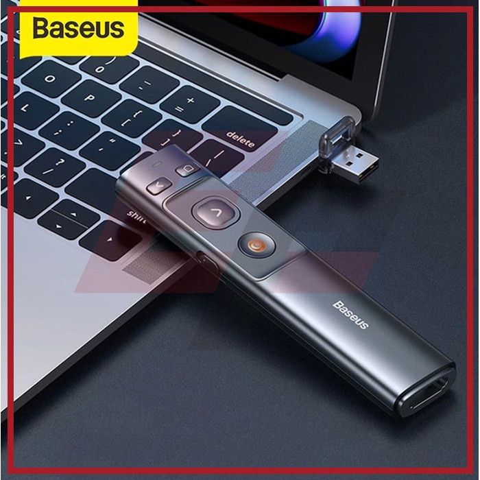 

Termurah Baseus Pointer Remote Laser Presenter Controller Meeting Wireless