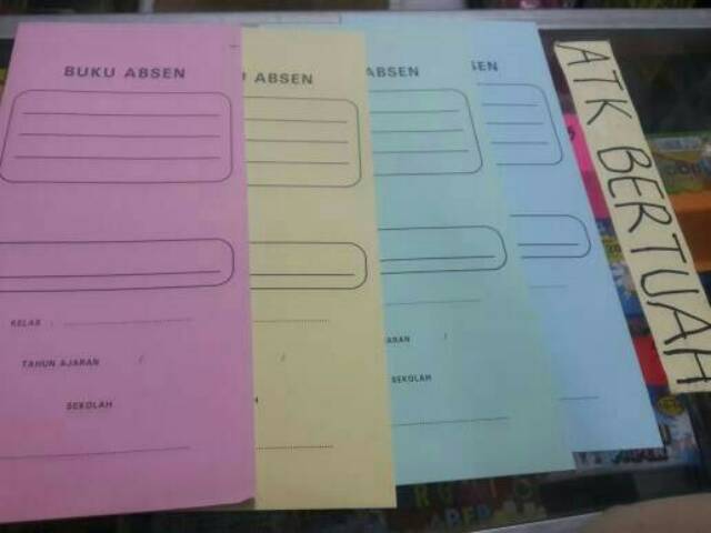 Cover Buku Absen Siswa Ilmusosial Id