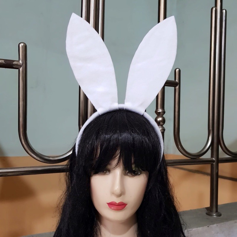 Bando Kelinci Hitam Kostum Halloween Black Bunny Cosplay Kelinci Cosplay Halloween Kostum Kelinci