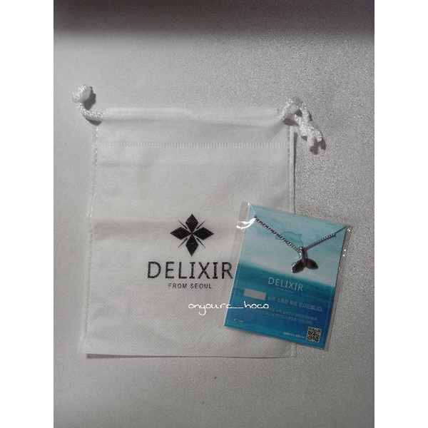 Whale Necklace Delixir Jeno Jaehyun Jungkook Original