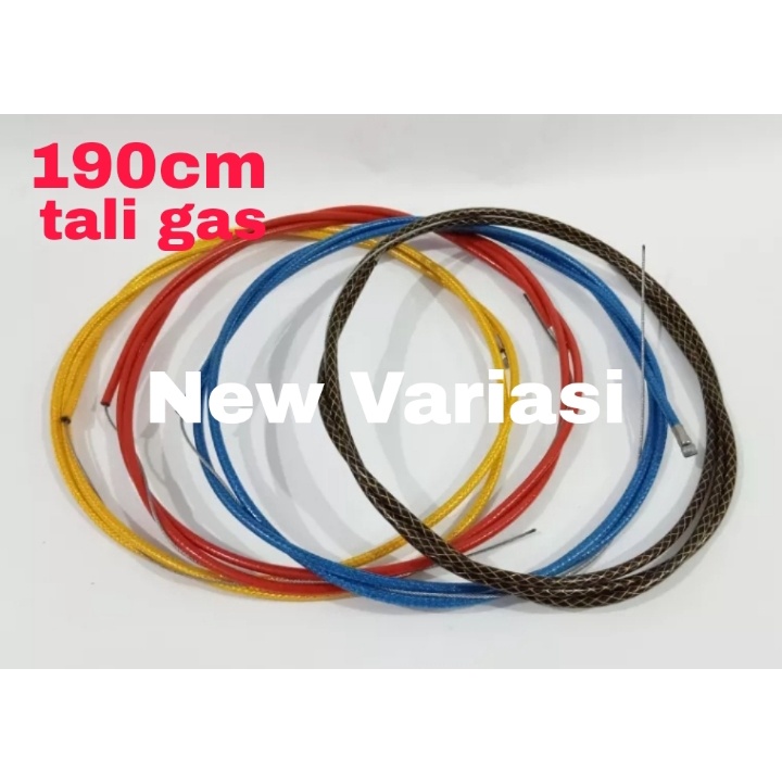 Kabel Gas / Tali Gas Selang L Serat Panjang 190 CM Universal Kabel Gas Activ Variasi