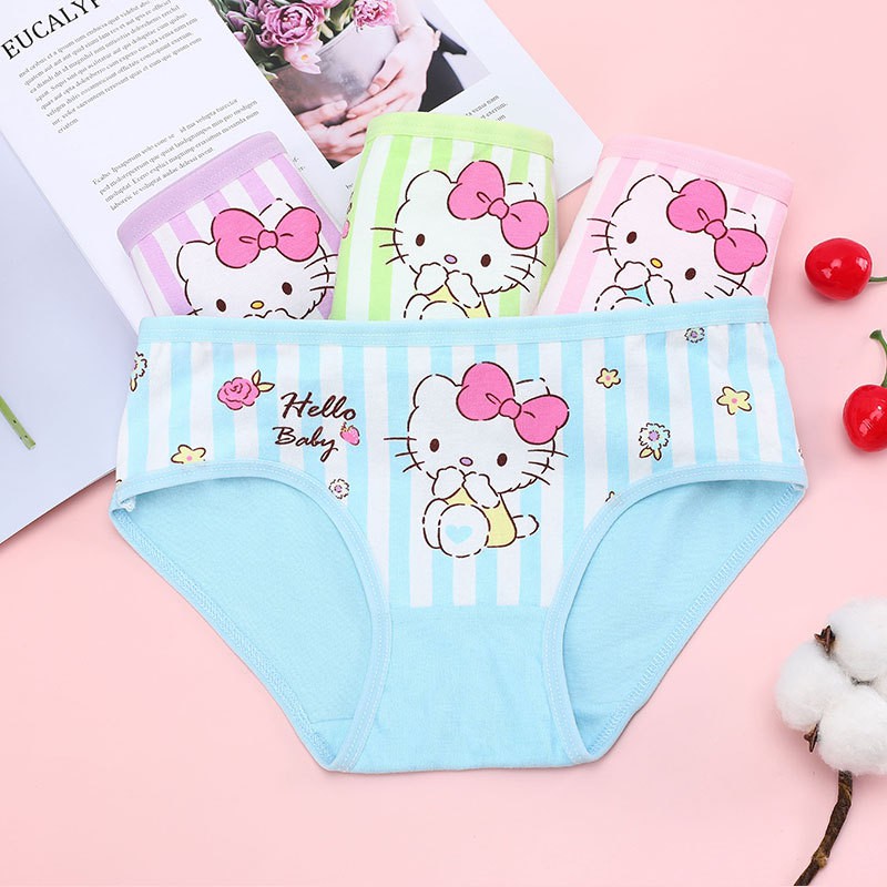 Plazababyku XIAO TING CD celana dalam anak perempuan bahan katun halus 2-12 Tahun PART4