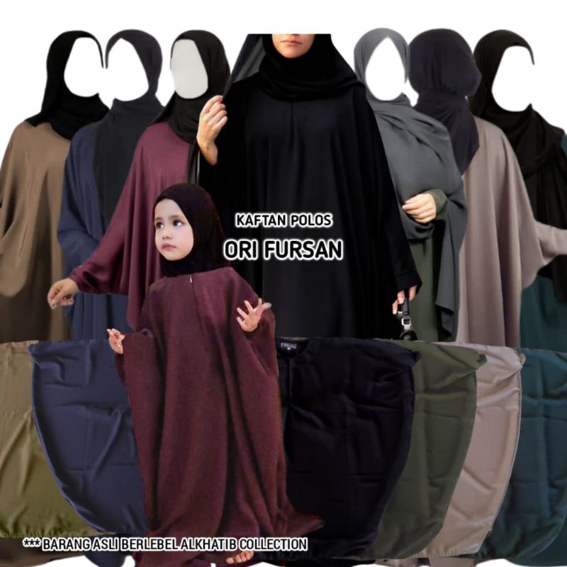 KAFTAN POLOS ANAK ORI FURSAN ALKHATIB COLLECTION