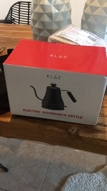 Klaz Teko Listrik Leher Angsa Gooseneck Electric Kettle 800 Ml Black