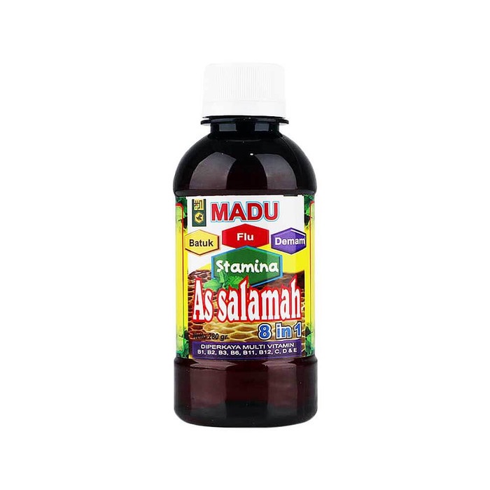 

Madu As Salamah 8 In 1 Obat Herbal Batuk Flu Demam Lesu Stamina Anak Original 100%