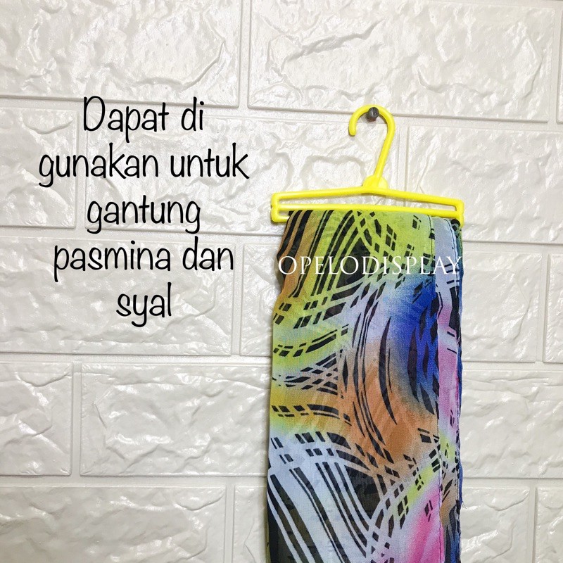 GANTUNGAN / HANGER PASHMINA / KERUDUNG KECIL (12 PCS)