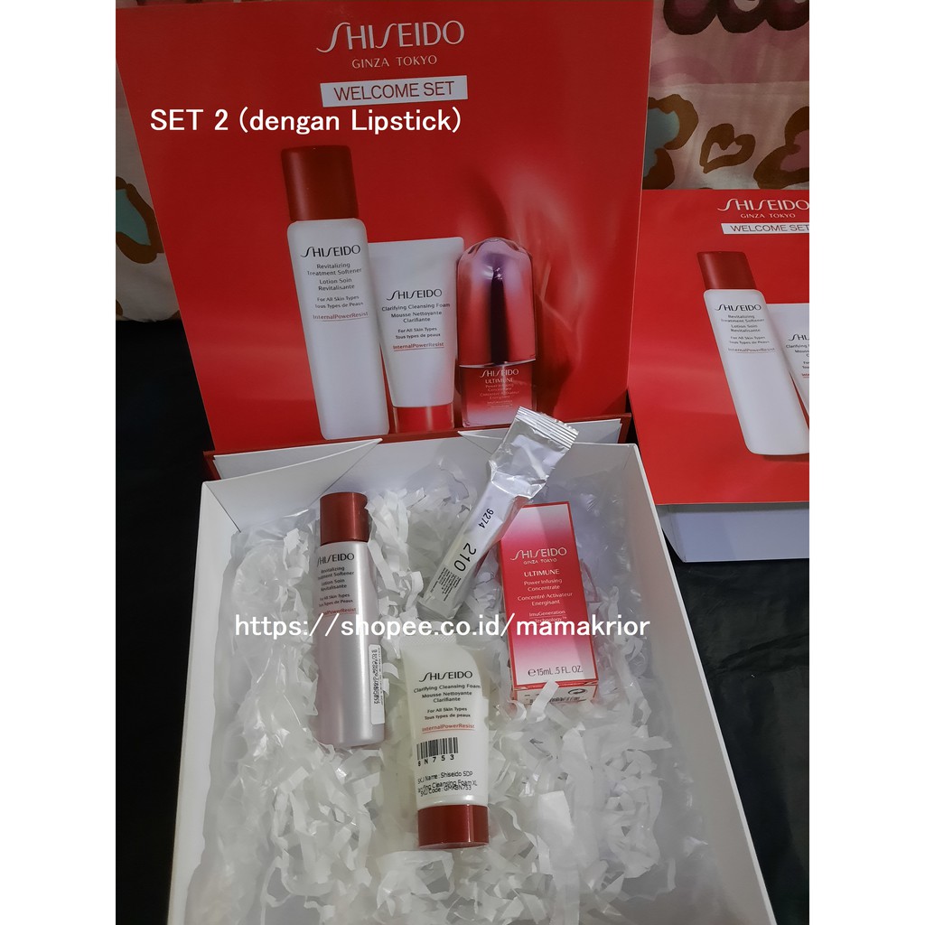 Shiseido Welcome Set New Ultimune Power Infusing Concentrate Serum 15mL All Skin Type