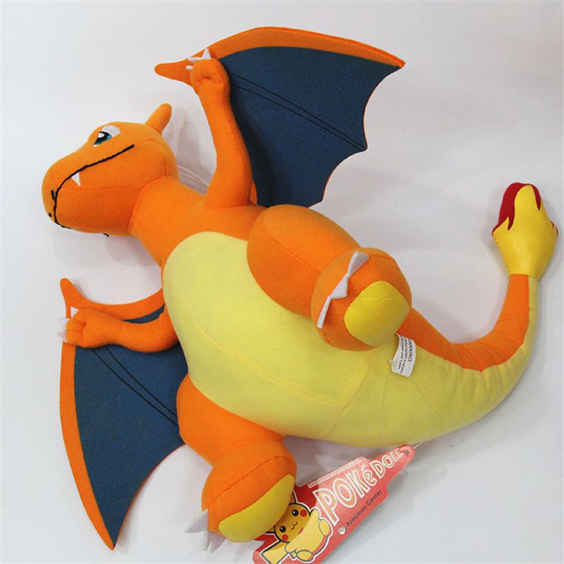 Pokemon CHARIZARD Langka Mainan Mewah Boneka Boneka Binatang Lembut 12 ''Figure Teddy Keren