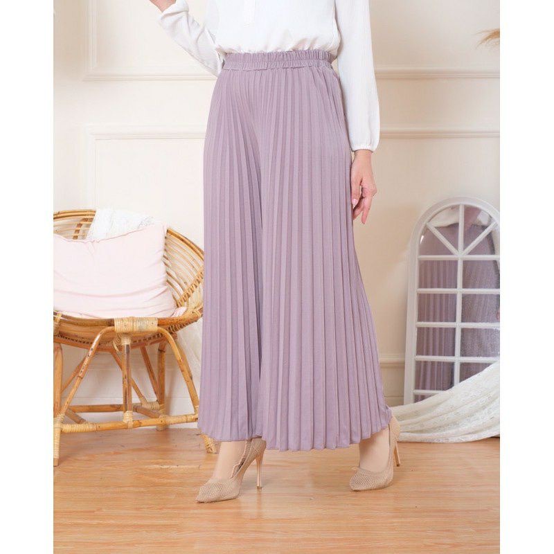 KULOT HIGHWAIST TREASURE LOOSE PANTS - KULOT PLISKET JUMBO HIGHWAIST