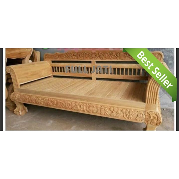 Grosir Bale Bale Ukir Madura Kayu Jati Unfinishing FULL JATI