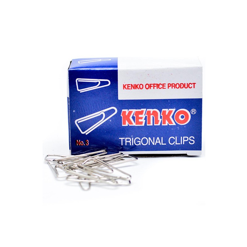 

PAPER CLIPS KENKO TRIGONAL NO. 3 - Kenko Trigonal Clips - Klip Penjepit Kertas