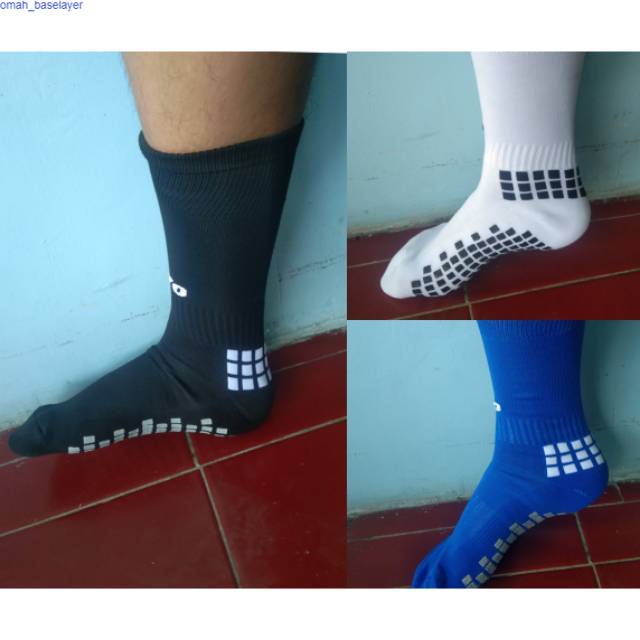 OM- Kaos kaki pendek bola antislip bahan tebal
