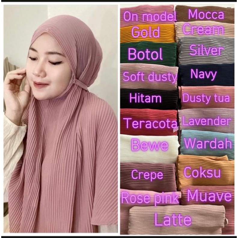 Bergo Maryam Plisket lidi