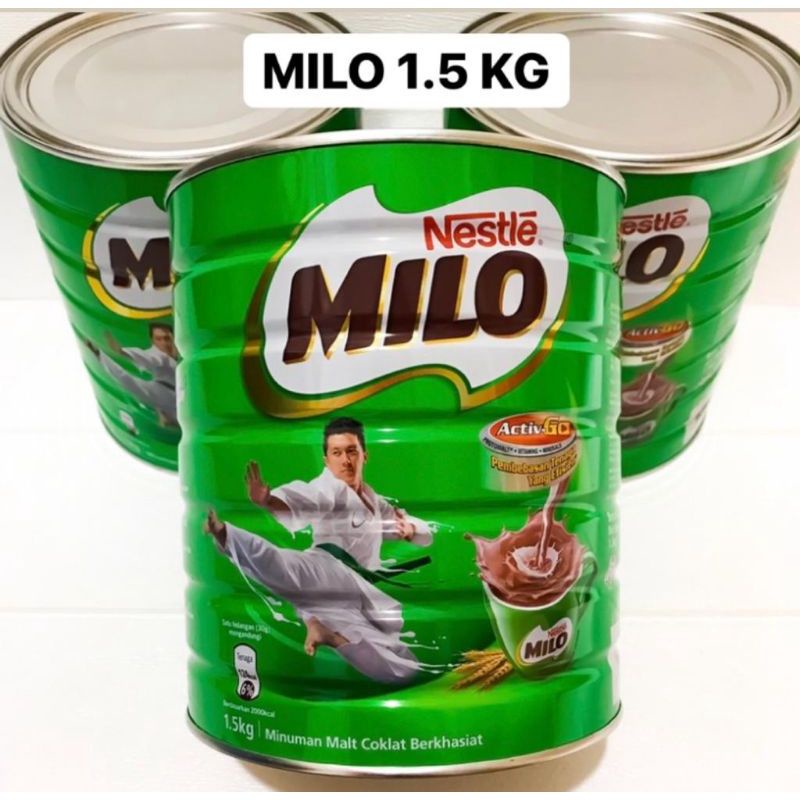 

ORIGINAL Milo 1.5kg 1500gr Kemasan Kaleng Import Malaysia