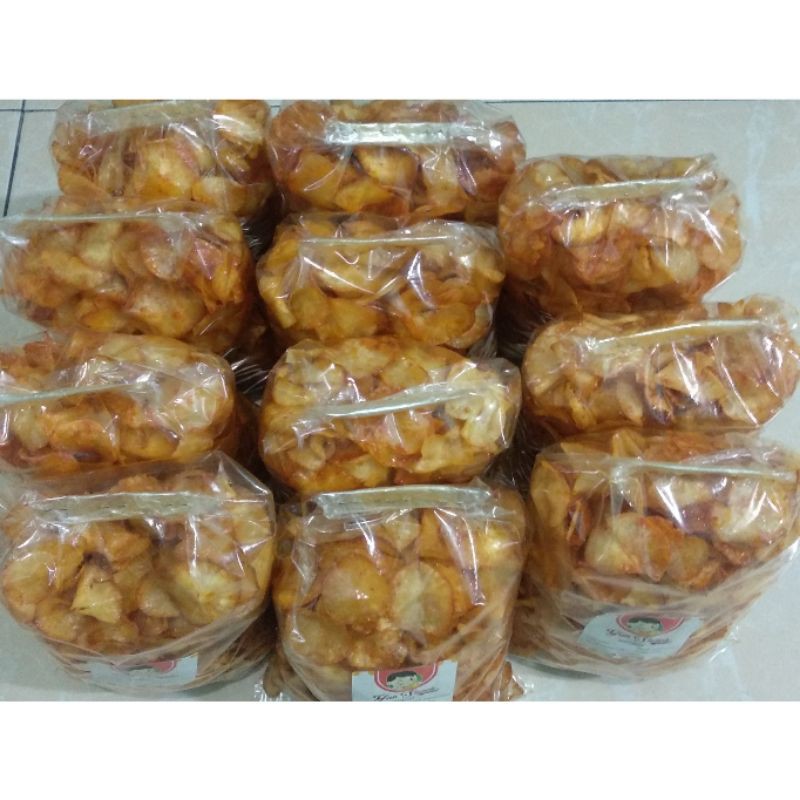 

KERIPIK SINGKONG PEDAS MANIS 500 GRAM