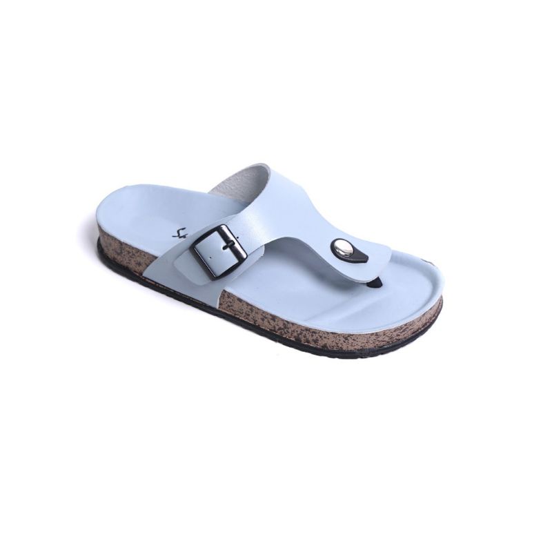 Sandal slide model Japit Puyuh wanita kekinian