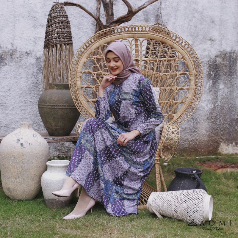 gamis maxmara gamis maxmara lux gamis pesta terbaru baju gamis pesta gamis kondangan serambi (purple