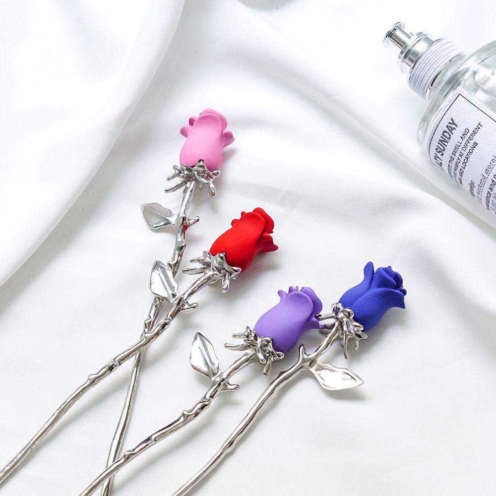 Agustina Aksesoris Rambut Wanita Elegan Retro Hadiah Bunga Hair Stick Hiasan Rambut Hair Fork Korea Hairpin