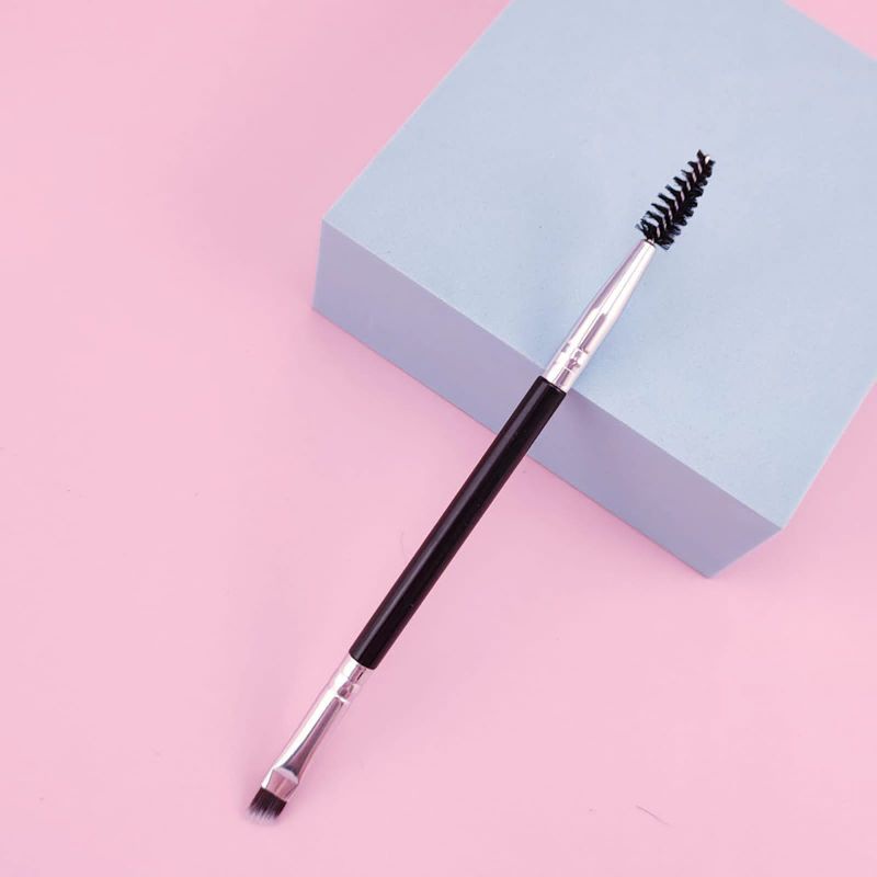 Kuas Alis Mascara 2 in 1 Original Blending 14 Cm Satuan - Brush Eyebrow