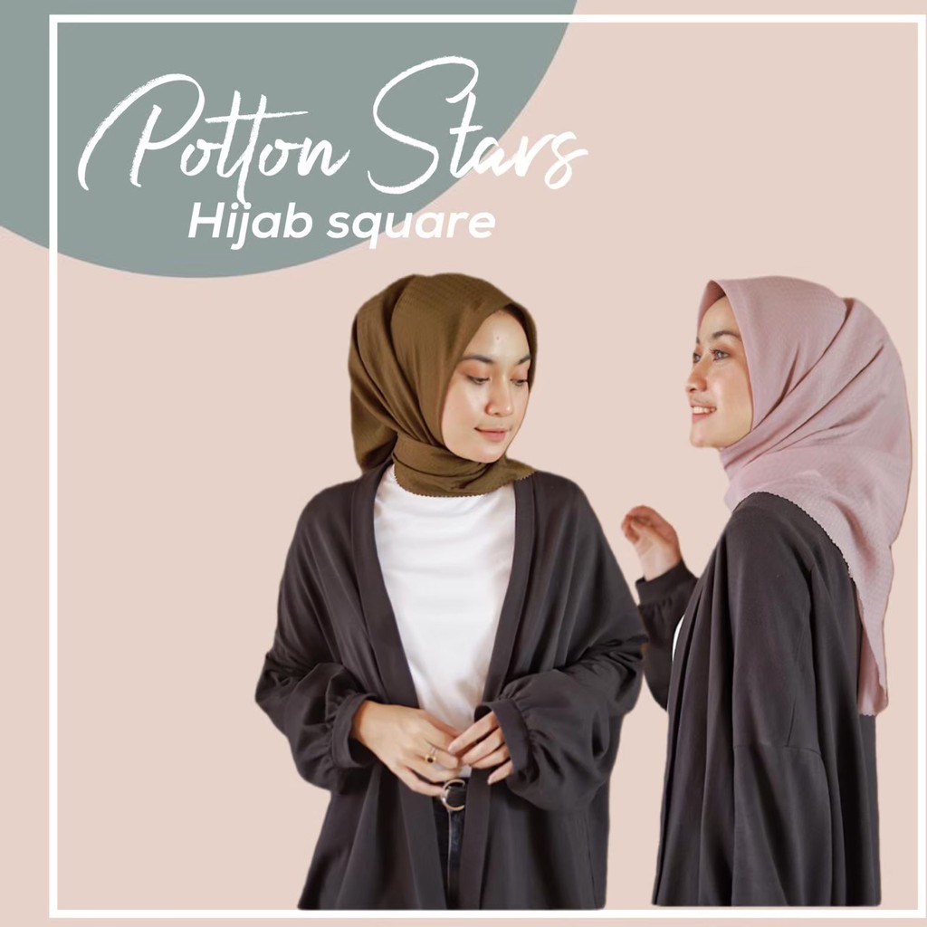 POTTON STAR HIJAB SQUAREE
