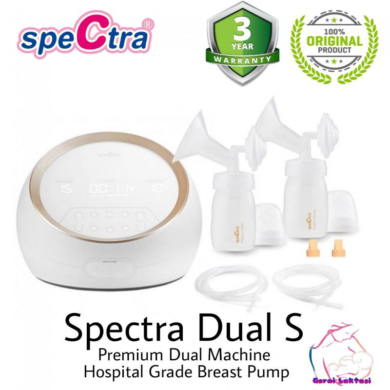 SPECTRA DUAL S ELECTRIC PREMIUM HOSPITAL GRADE BREAST PUMP