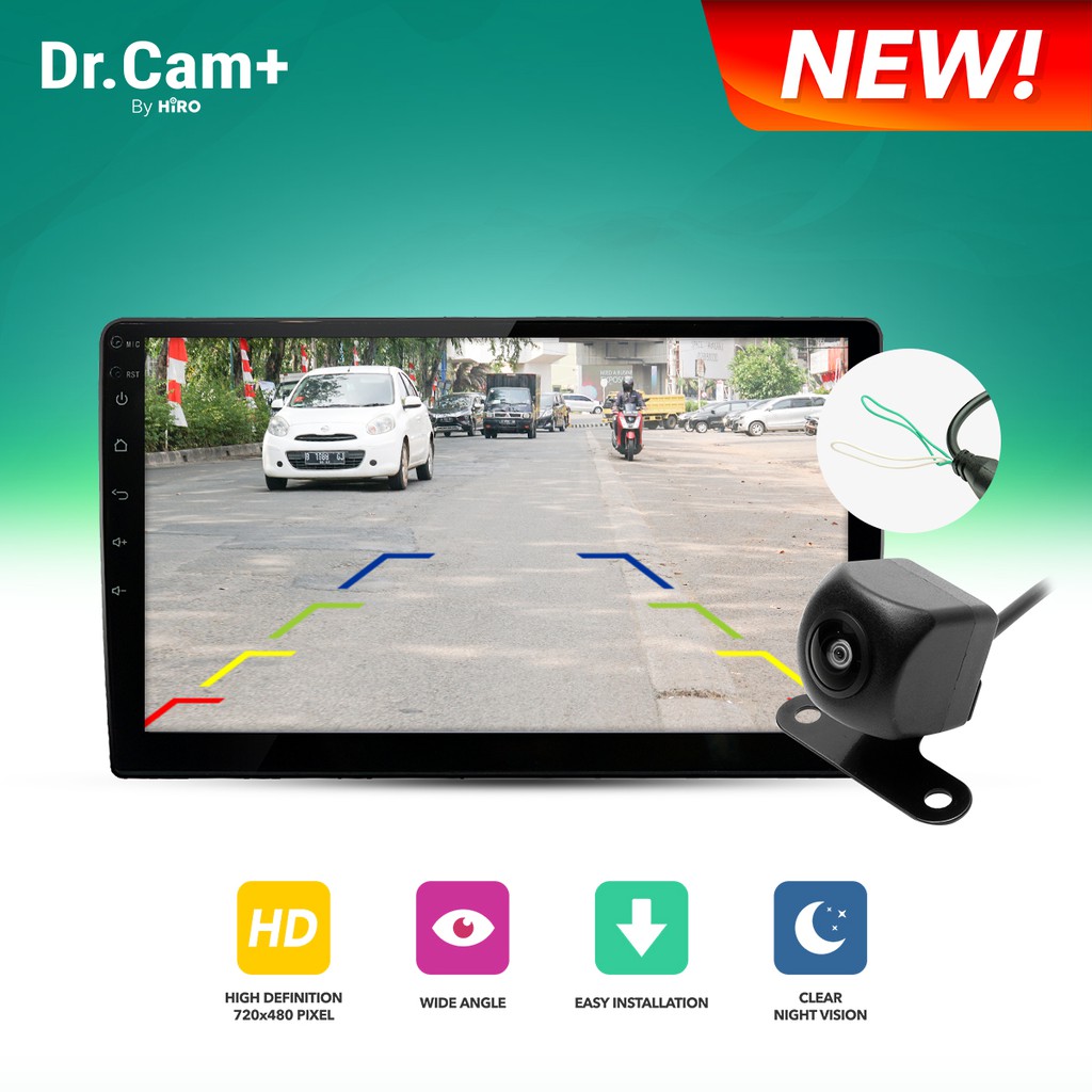 Dr.CAM+ Kamera Mundur 720p