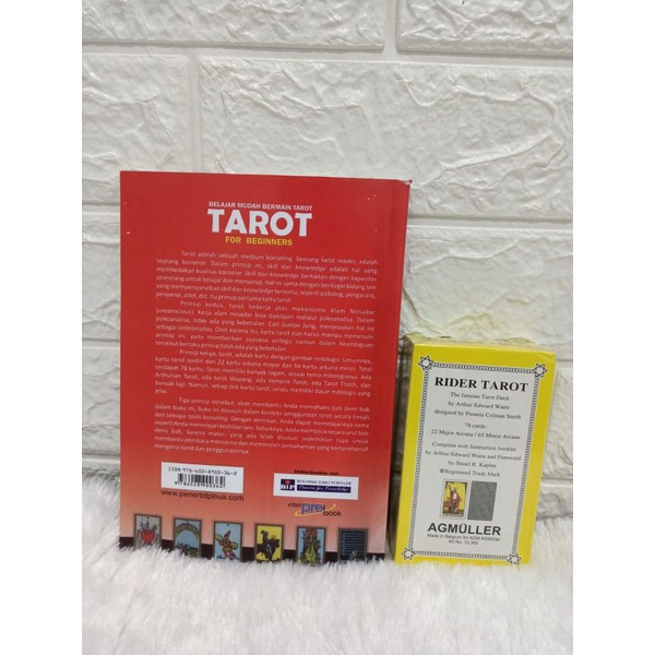 Buku Tarot For Beginners  + Bonus Tarot Rider