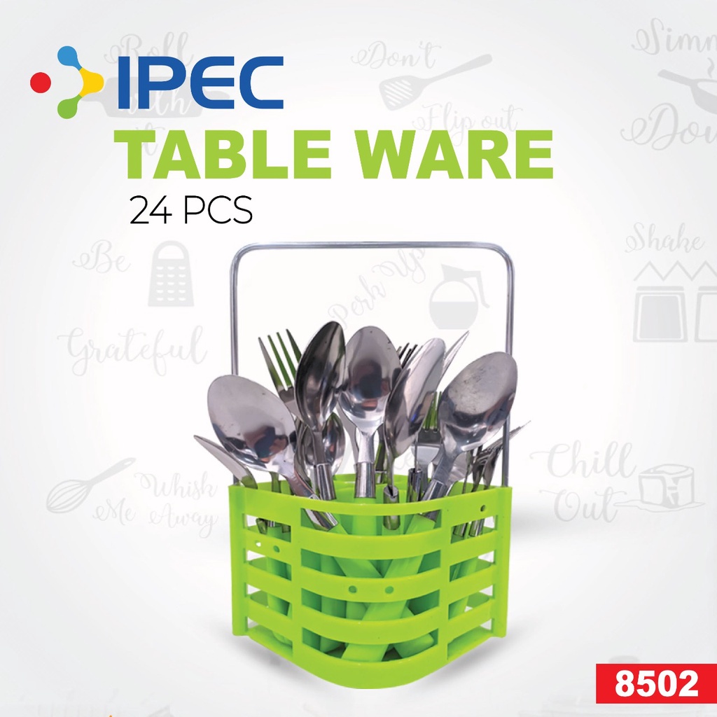 Sendok Garpu Set 24pcs / Sendok Set Table Ware 24pcs / Sendok Garpu makan set 4501/8502