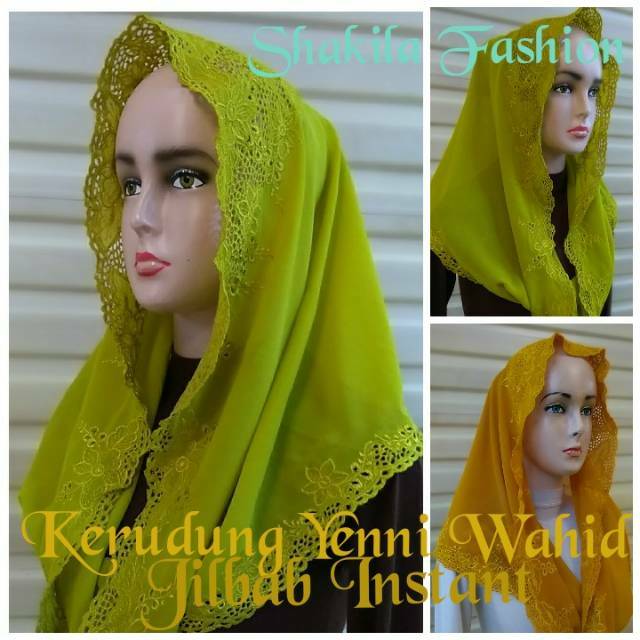 KERUDUNG YENNI WAHID//HIJAB INSTANT HOODIE.(REAL PICT)-1
