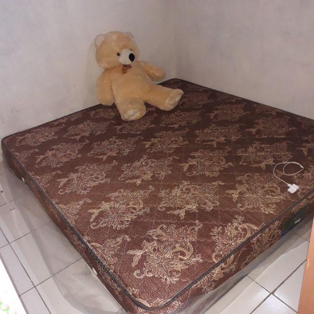 Superkoil Valeo Kasur Springbed Tebal 24cm Coklat Kasur Saja - Khusus Jabodetabek Kota